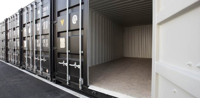 opbevaring i container